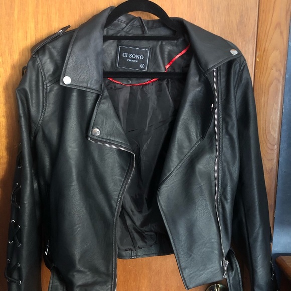 Women’s medium pleather jacket - Picture 1 of 3
